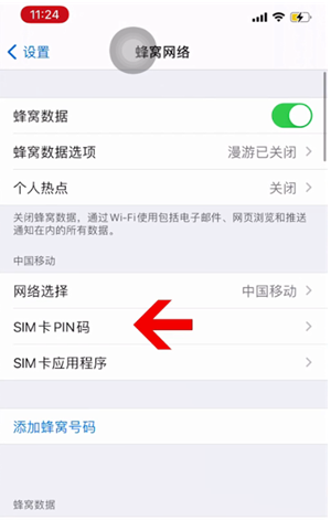 易县苹果14维修网分享如何给iPhone14的SIM卡设置密码 