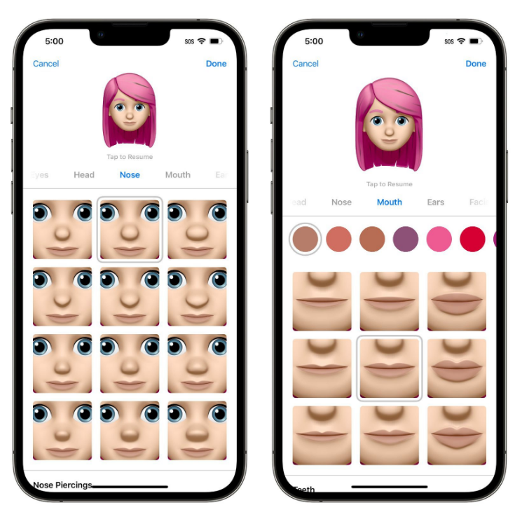 易县苹果手机维修分享​iOS 16中的拟我表情有了哪些变化和升级 