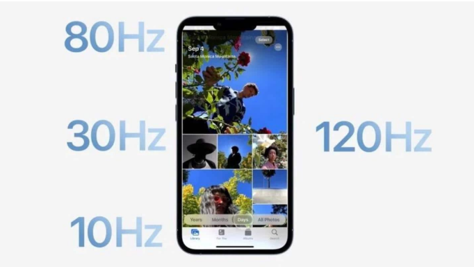 易县苹果14维修分享iPhone 14有高刷吗 